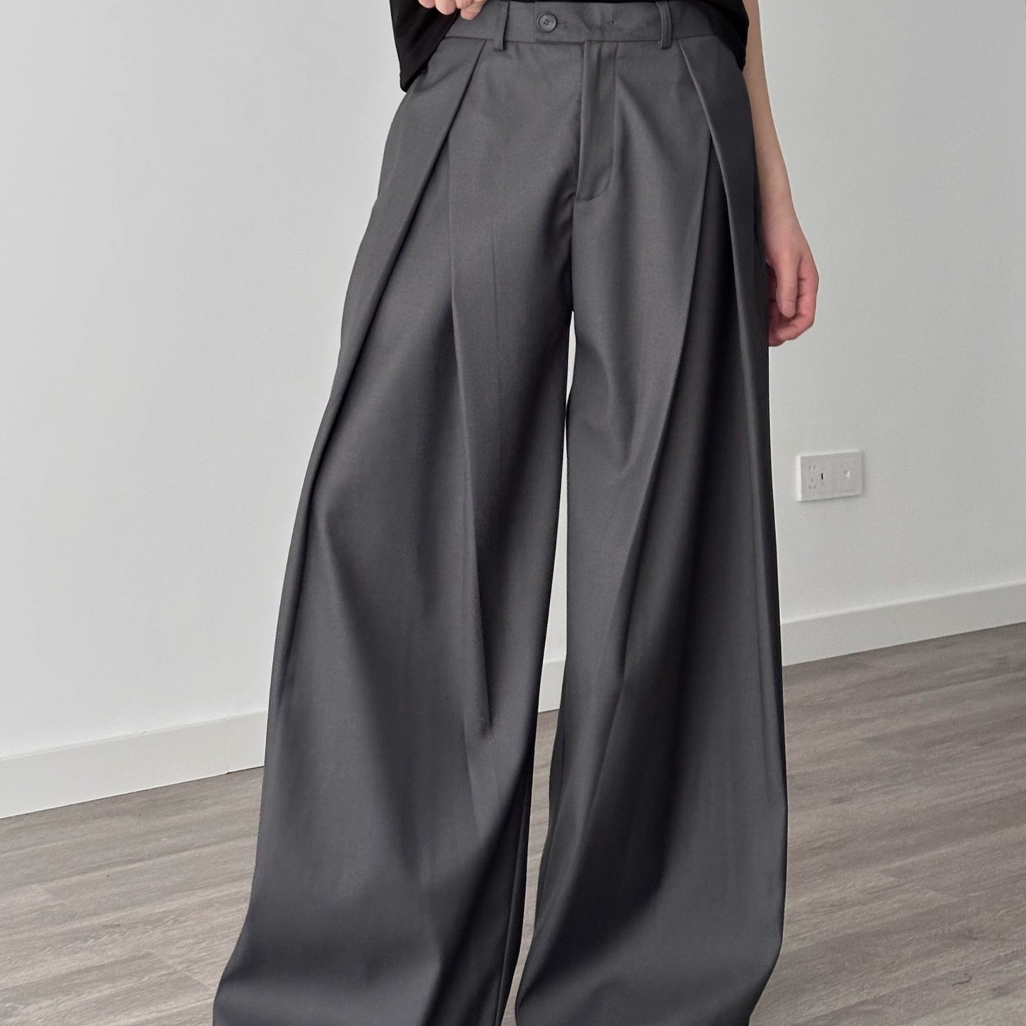 Street Fashion Men 2025 - 2025 nuevos pantalones de traje negro