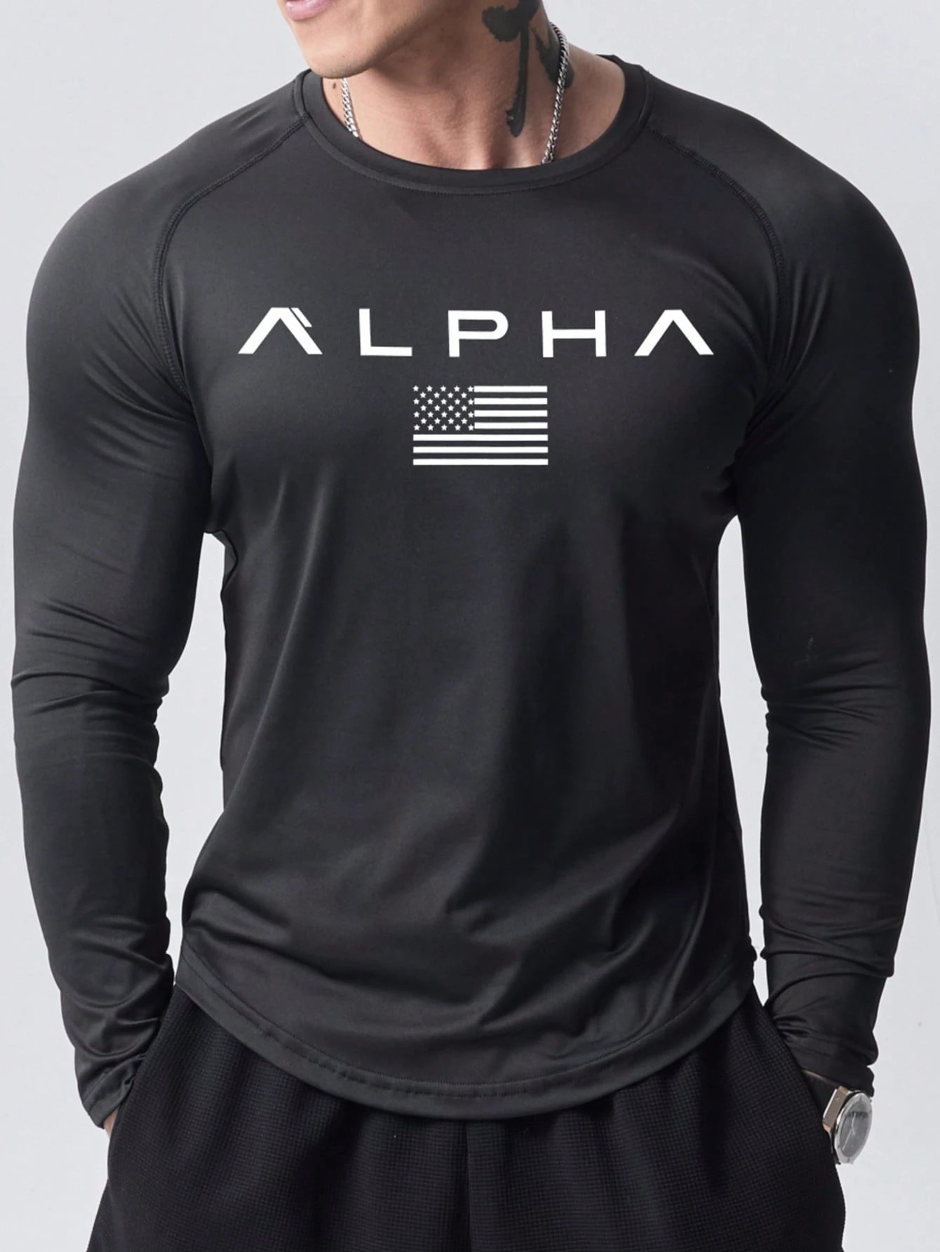 Nueva Camiseta de Manga Larga  - Street Fashion Men 2025 reseña y precio