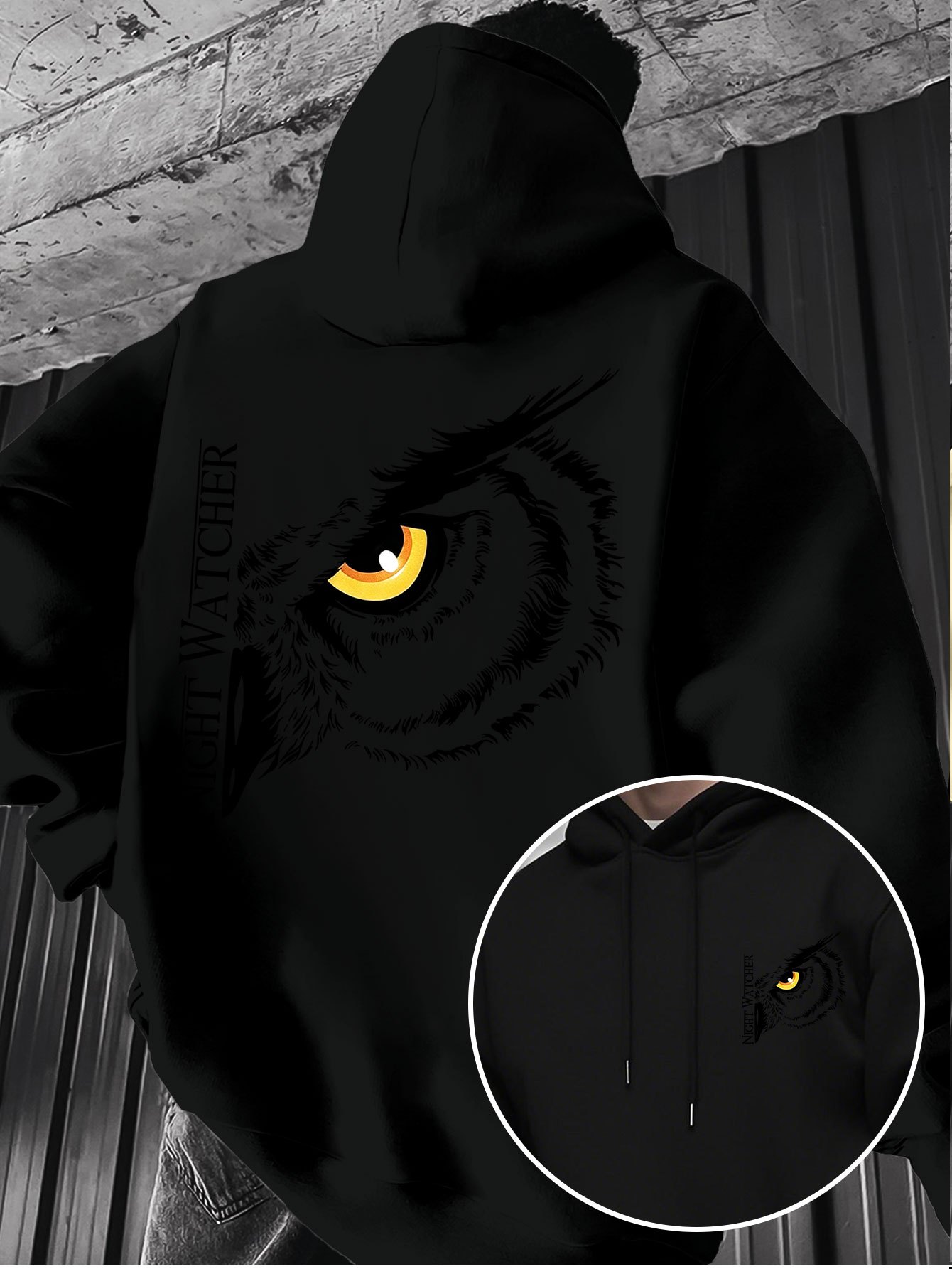 Sudadera con capucha para homb - Fashion Street Night reseña y precio