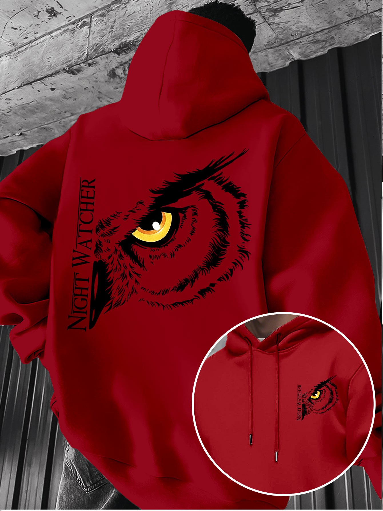 Sudadera con capucha para homb - Fashion Street Night reseña y precio