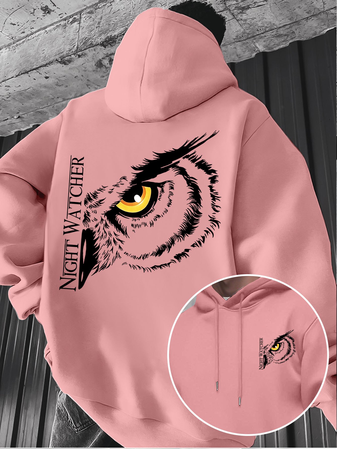 Sudadera con capucha para homb - Fashion Street Night reseña y precio